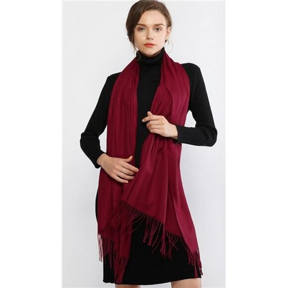 Women's Scarf Pashmina Shawls Winter Warm Long Large Scarves - Picture 1 of 7